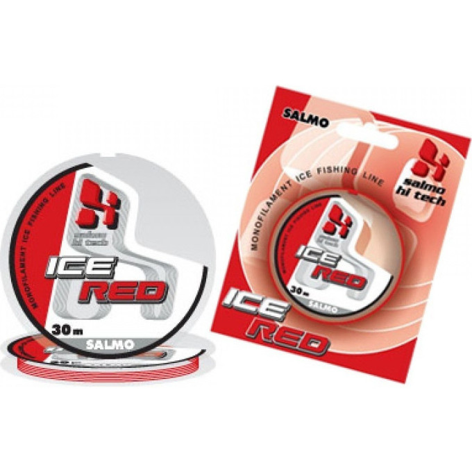 Леска монофильная зимняя SALMO Hi-Tech Ice Red 030/017 4941-017